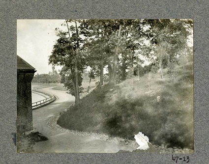 Photo of Fresh Pond Park taken in 1901.