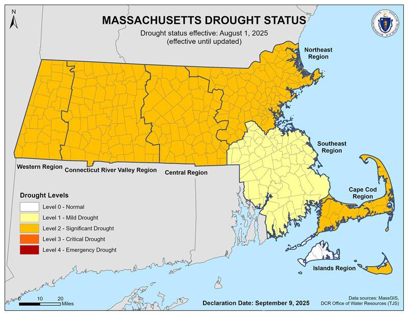 Water Drought Status Map