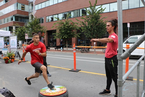 Parkour in a parking spot 2018