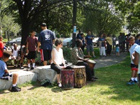 summer drums in park