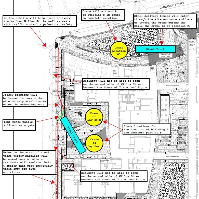 King Open Crane Site Map