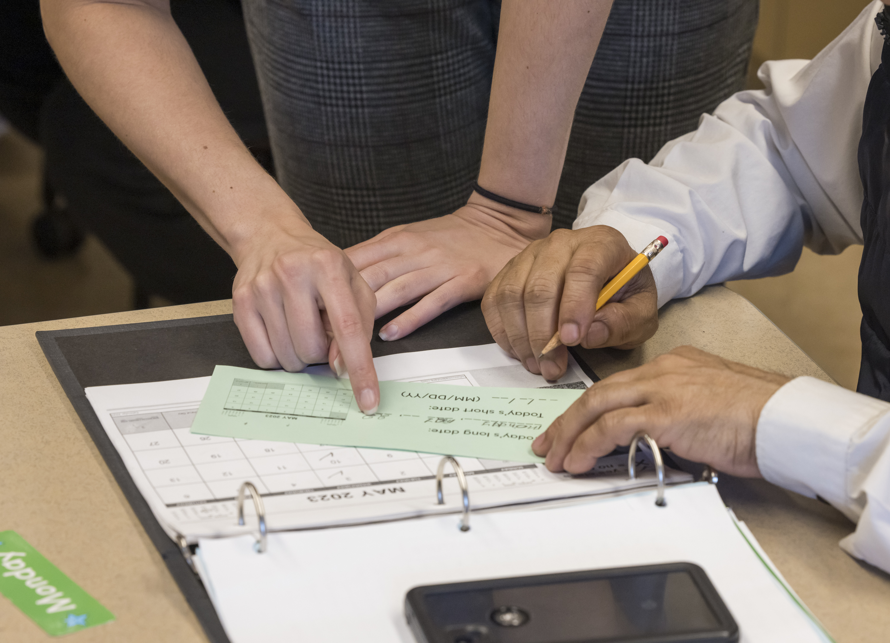 CLC classroom closeup