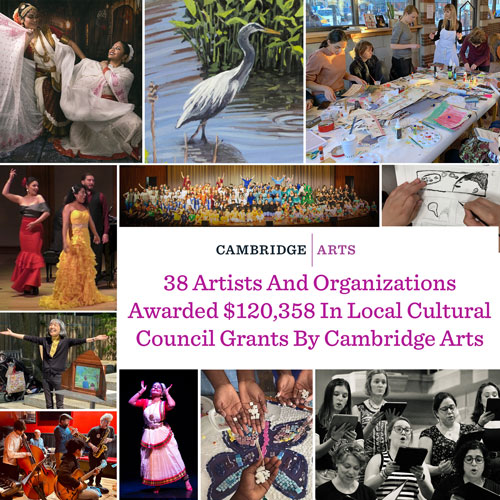 38 Artists And Organizations Awarded $120,358 In Local Cultural Council Grants By Cambridge Arts