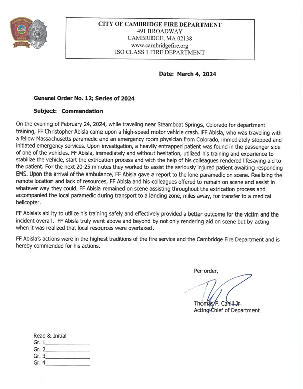 Abisla GO - commendation 2024