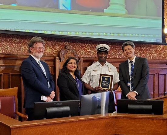 Captain David House - Outstanding City Employee Award 2023