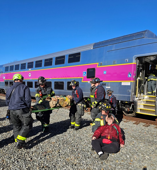 MBTA drill 17 Nov 2024 - 8