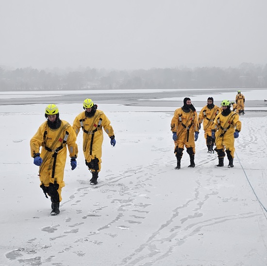 Surface Ice Rescue training - 2