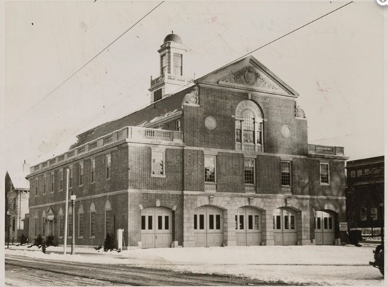 Fire Headquarters - circa Feb, 1934 - CHC photo