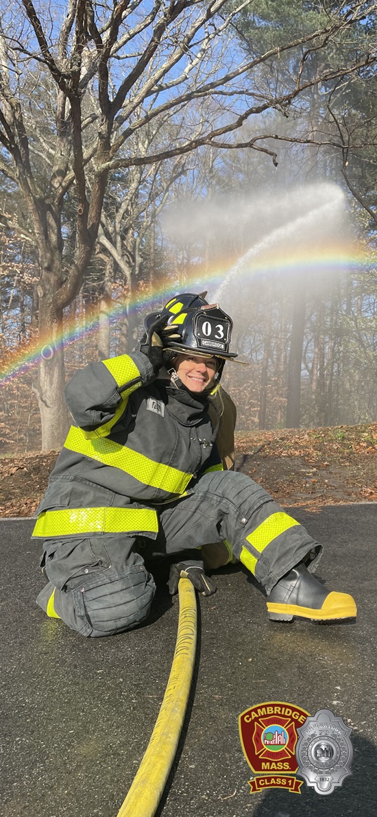 Cambridge Fire Academy Recruit Class 2022 01 hose handling