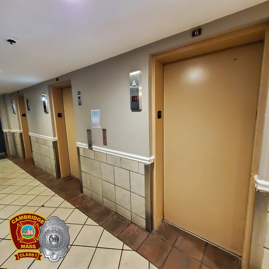 elevator bank