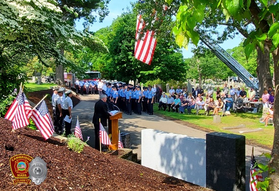 Firefighters Memorial Sunday poster - assembly