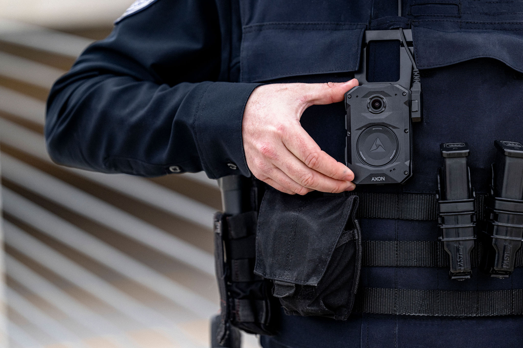 Officer with a Body-Worn Camera