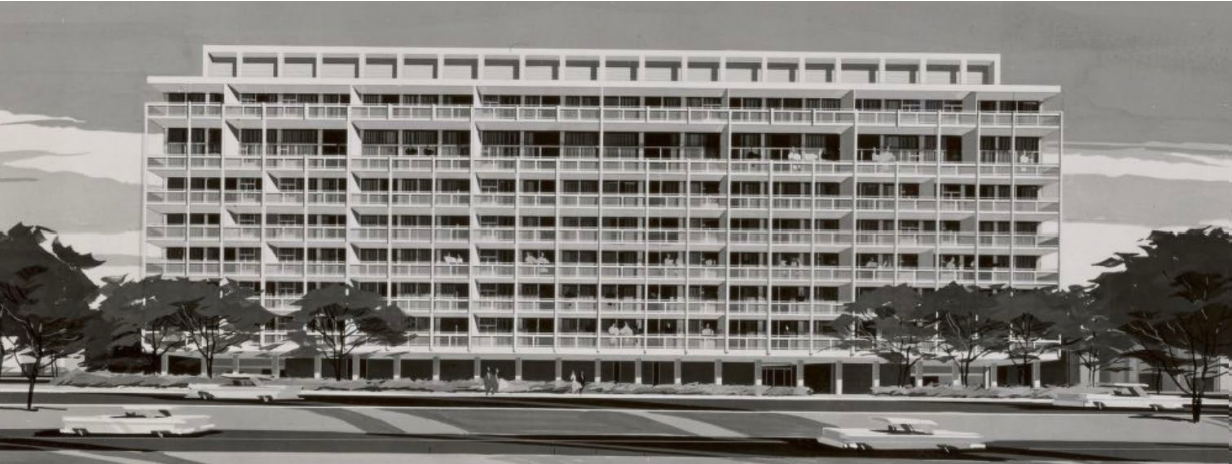 Illustration of the building at 221 Mt. Auburn Street