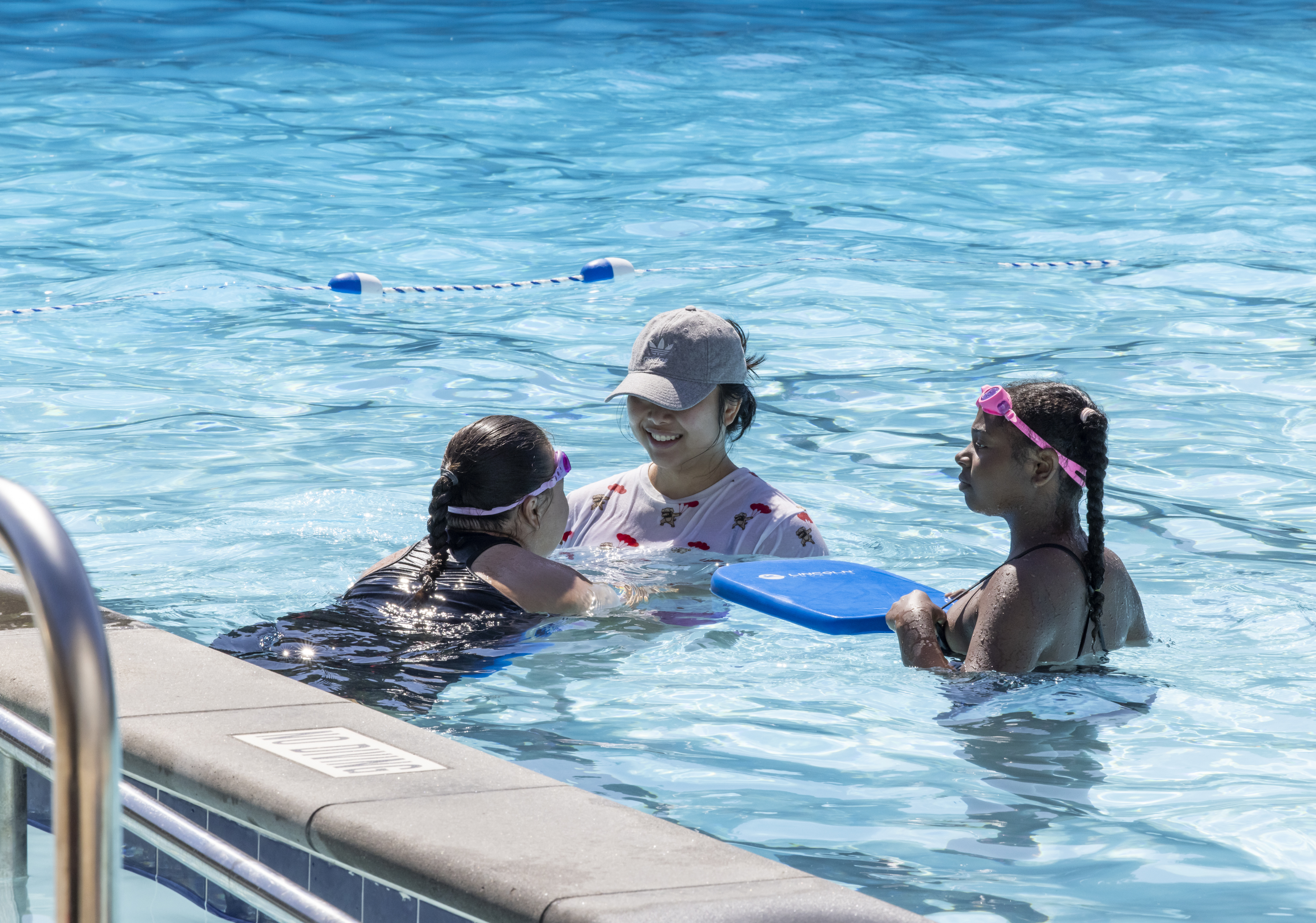 Swimmers at Gold Star Pool