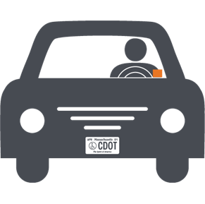 Residential Parking Permit stickers should go on the inside of the windshield, at the bottom corner in front of the driver's seat.