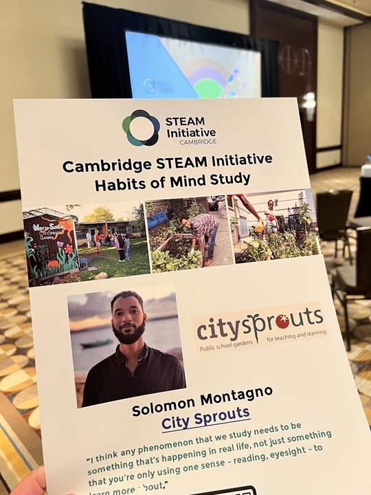 Conference program featuring STEAM Habits of Mind