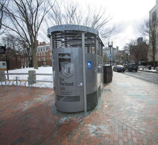 The Portland Loo in Harvard Square.