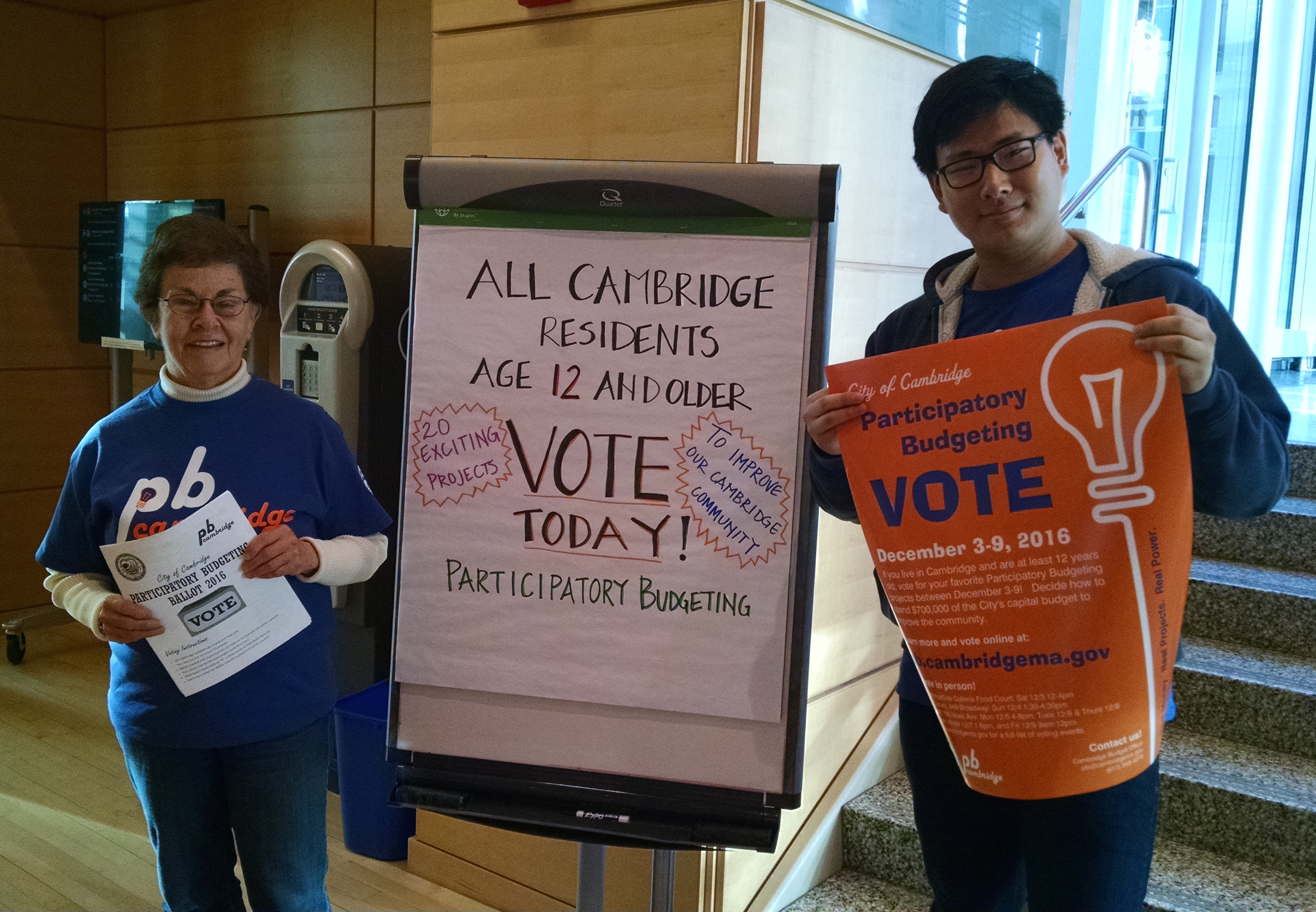 Carol and Bran urging residents to vote in PB3