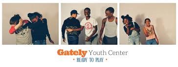 Three pictures of kids at the Gately Youth Center